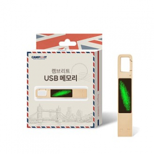 캠브리트 은하수 LED  USB2.0 32G GOLD Green Light