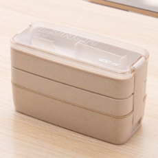 실용성 3단 도시락 전자렌지용 런치박스