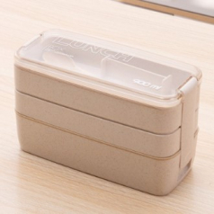 실용성 3단 도시락 전자렌지용 런치박스