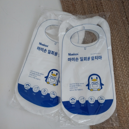 마미손 일회용 부직포 앞치마 100매 #2