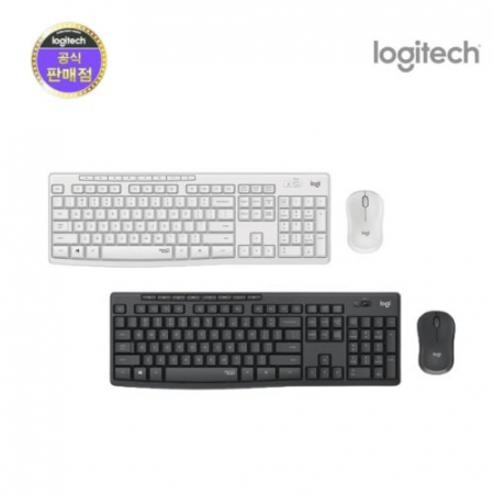 로지텍 무선 무소음 데스크탑 키보드 마우스 세트 MK295 #2