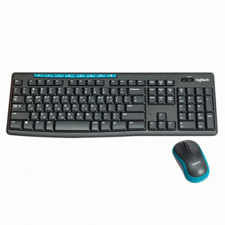 로지텍 무선 데스크탑 키보드 마우스세트 블랙 MK275 #2