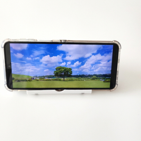 접이식 각도조절 휴대폰 거치대 화이트 #3