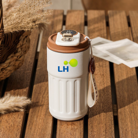 [텀리]LED디지털 온도계 가페 스트랩 텀블러 460ml #3