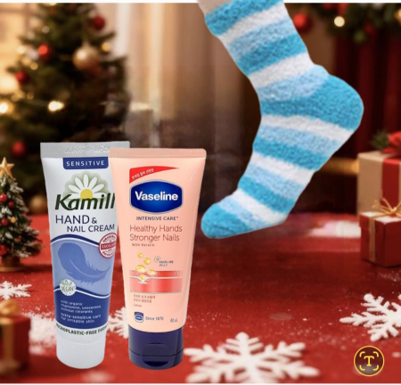 바세린or 카밀 핸드크림+수면양말 선물세트 #2