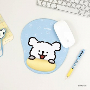 몰티즈 쿠션 마우스 패드