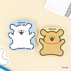 몰티즈 형태 메모지