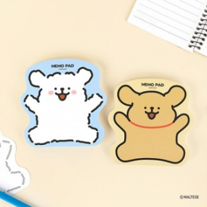 몰티즈 형태 메모지