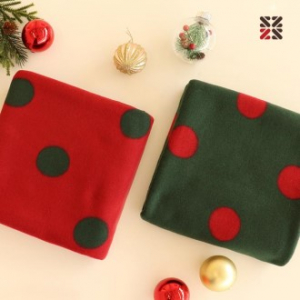 루무드 크리스마스 도트 담요