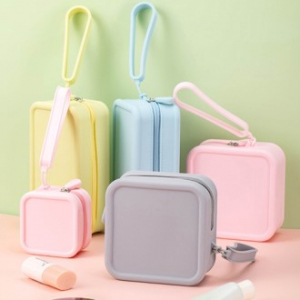 라피더스 친환경 실리콘 각설탕 멀티 파우치(정사각형)