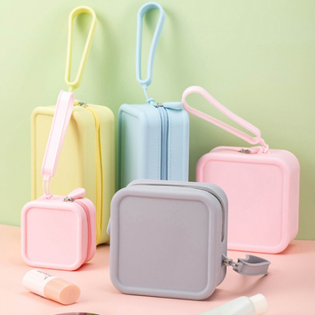 라피더스 친환경 실리콘 각설탕 멀티 파우치(직사각형) #2