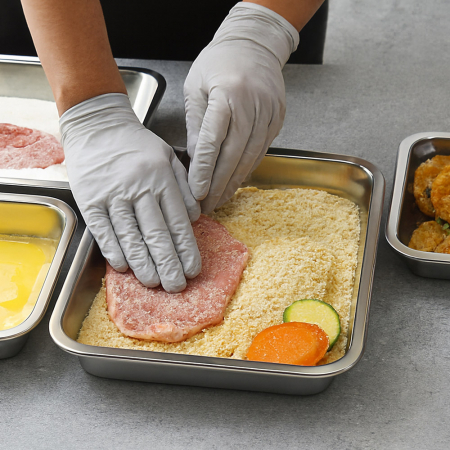 셰프라인 무연마제 스텐 트레이세트 1호 #5