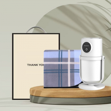 시즈넬 선물세트 디렉션가습기+체크 무릎담요 #2