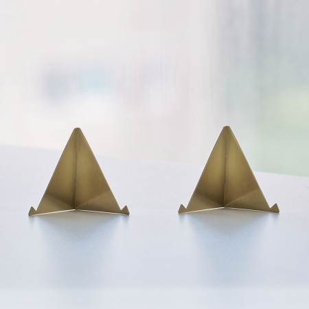 황동 삼각 명함 사진꽂이 엽서 메모꽂이 거치대 #3