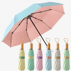 준성 삼색삼단 투톤 3단 우양산