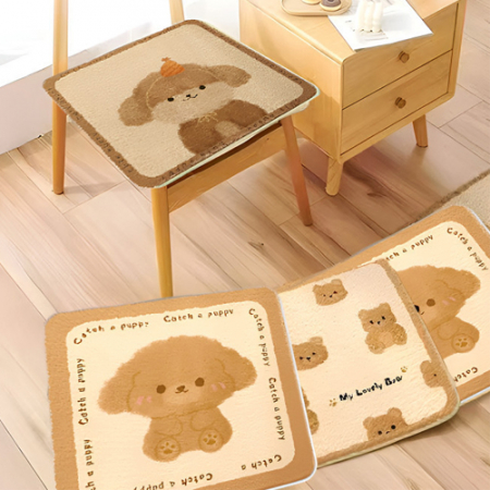 극세사 따따시 댕댕이 멍멍 방석 사각방석 K2575 #2