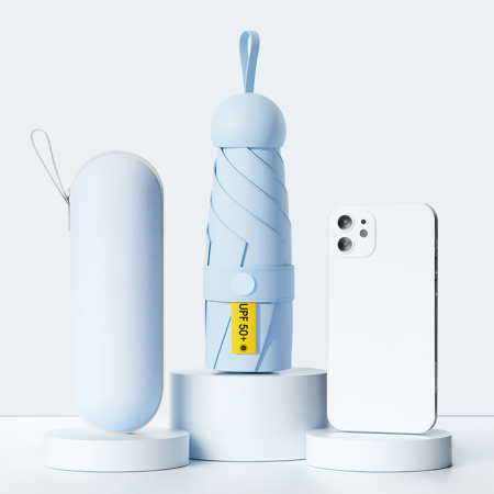 준성 초경량 머쉬룸 파우치 암막 5단 우양산 #5