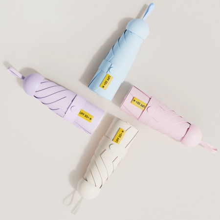 준성 초경량 머쉬룸 파우치 암막 5단 우양산 #3