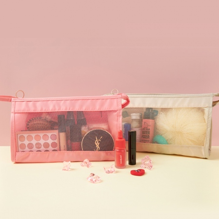 단순 여행용 메쉬 파우치 다용도 워시백 #2