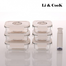 [리앤쿡] 프레시 오픈 데이팅 진공밀폐용기 7종세트