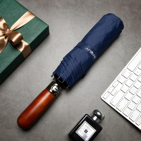 준성 프리미엄 우드 3단 자동 우산 #5