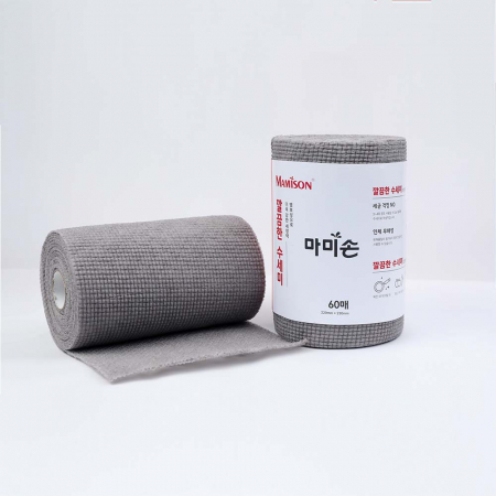 국산 마미손 일회용 뜯어쓰는 수세미 60매 #2