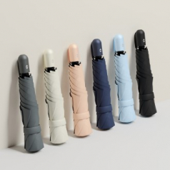 준성 초경량 핸디 암막 3단 자동 우양산