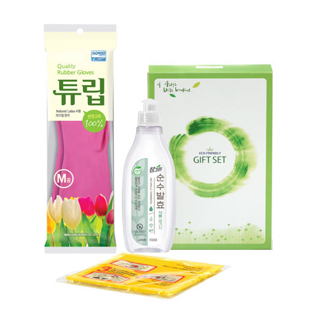 참그린식물 고무장갑 행주 3종 #2