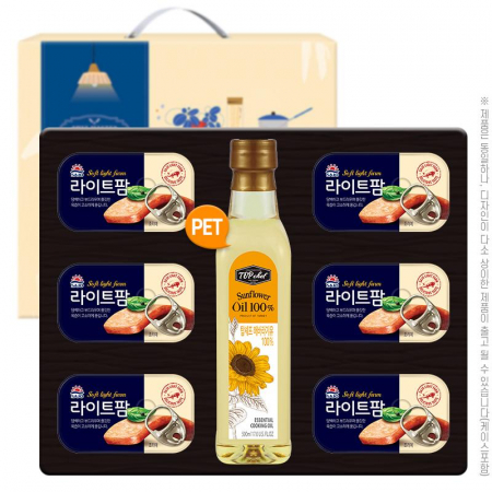 탑셰프페트해바라기유 사조라이트팜6P(7종) 선물세트 #2