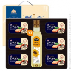 탑셰프페트해바라기유 사조라이트팜6P(7종) 선물세트