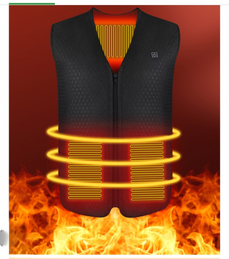 USB 발열 온열조끼 방한용품 #3