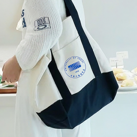 포켓 투톤 컬러 에코백 J99 #2