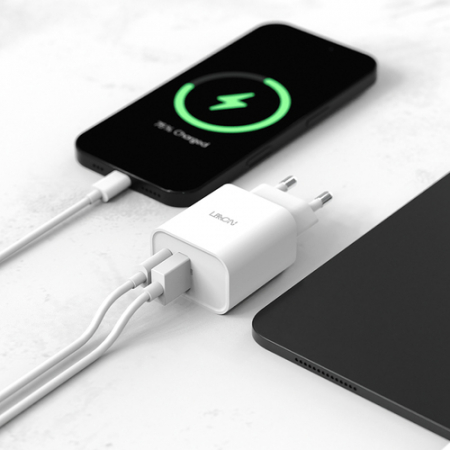 LAAON 2포트 45W PD초고속 GaN 충전기 케이블 포함 ITB-GaN45W #4