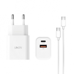 LAAON 2포트 45W PD초고속 GaN 충전기 케이블 포함 ITB-GaN45W