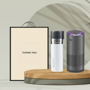 시즈넬 선물세트 공기청정기+ 스탠리 고진공슬림보틀 473
