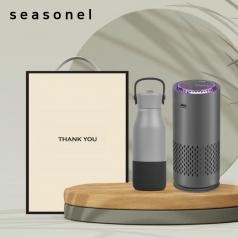 시즈넬 선물세트 공기청정기+ [바젤] 핸들 스트로우 텀블러660ml