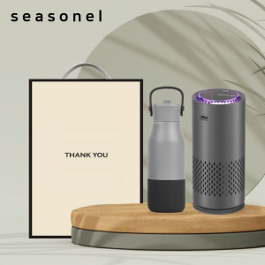 시즈넬 선물세트 공기청정기+ [바젤] 핸들 스트로우 텀블러660ml