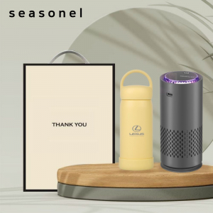 시즈넬 선물세트 공기청정기+ [바젤] 핸디 핸들 텀블러 300ml