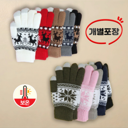 눈꽃장갑 스마트폰장갑 터치장갑 겨울장갑 방한장갑 따뜻한장갑 남녀공용장갑 #3
