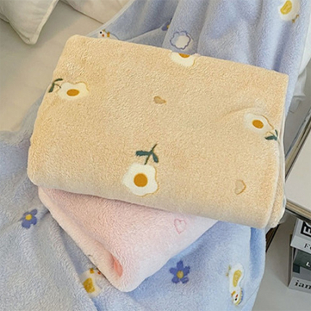 샤라랑 꽃무늬 극세사 무릎담요 P2560 #2