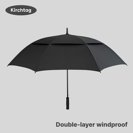 키르히탁 2단 원터치 반자동 무지우산 #3