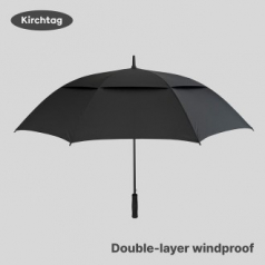 키르히탁 2단 원터치 반자동 무지우산
