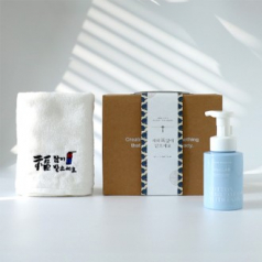 레스쁘리 스페셜 설 세트 A (새해복 타올 130g+코튼버블 클렌저 290ml)