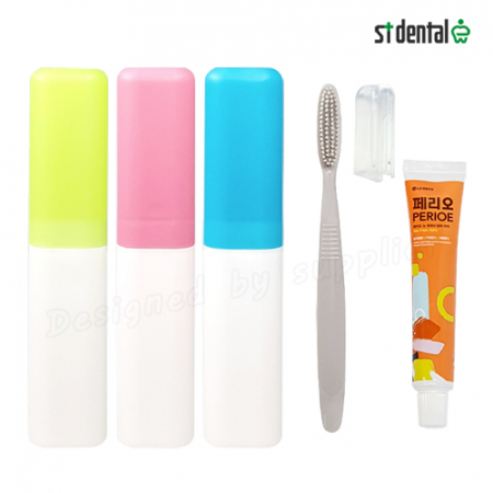 뉴 따봉 왕헤더캡미세모+페리오 칫솔치약 여행용세트 #2