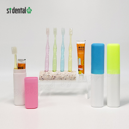 뉴 따봉 치과용 크리스탈캡미세모+페리오 칫솔치약 여행용세트 #4