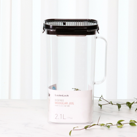 락앤락 비스프리 모듈러 식탁용 물병 냉장고 업소용 카페 물통 2.1L (ABF739BRW) #3