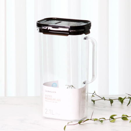 락앤락 비스프리 모듈러 식탁용 물병 냉장고 업소용 카페 물통 2.1L (ABF739BRW) #4