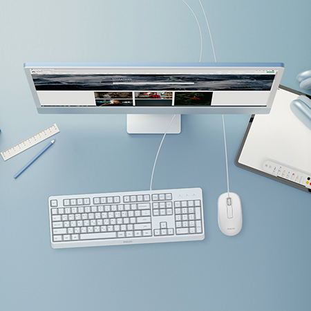 필립스 무소음 USB 유선마우스 SPK7238 #4