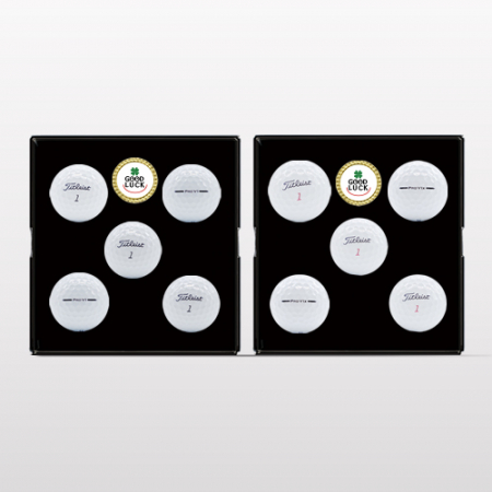 타이틀리스트 pro v1/v1x 5구 볼마커 골프공 선물세트 #2