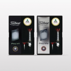 타이틀리스트 pro v1/v1x 3구 볼마커 자석티 골프공 선물세트